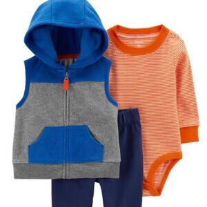 NWT Carter’s Baby Boy 3-Piece Little Vest Set